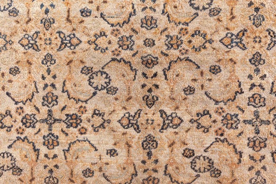Authentic 19th Century Persian Meshad Handmade Wool Carpet BB7318