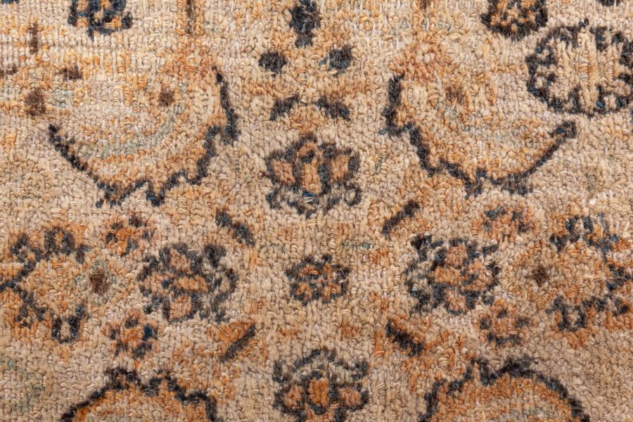 Authentic 19th Century Persian Meshad Handmade Wool Carpet BB7318