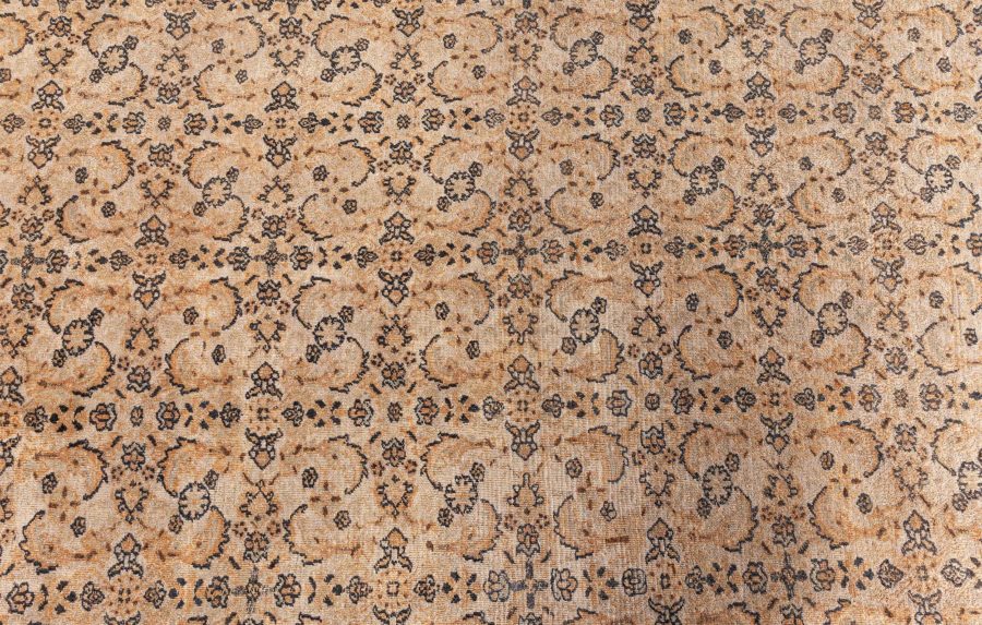 Authentic 19th Century Persian Meshad Handmade Wool Carpet BB7318