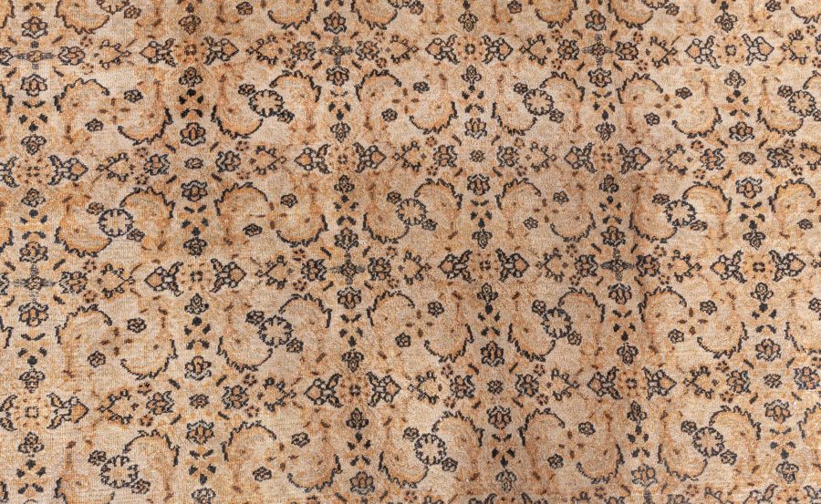 Authentic 19th Century Persian Meshad Handmade Wool Carpet BB7318