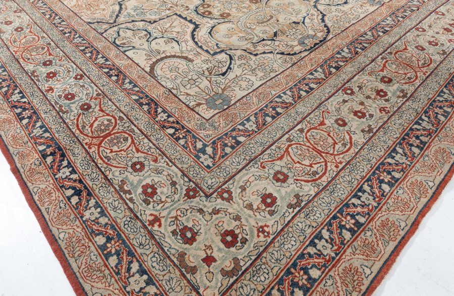 Authentic 19th Century Persian Kirman Carpet BB7319