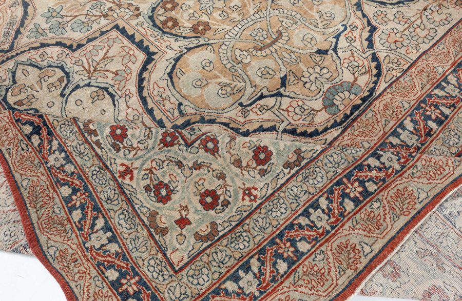 Authentic 19th Century Persian Kirman Carpet BB7319