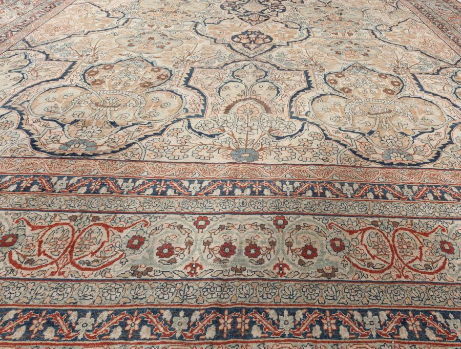 Authentic 19th Century Persian Kirman Carpet BB7319