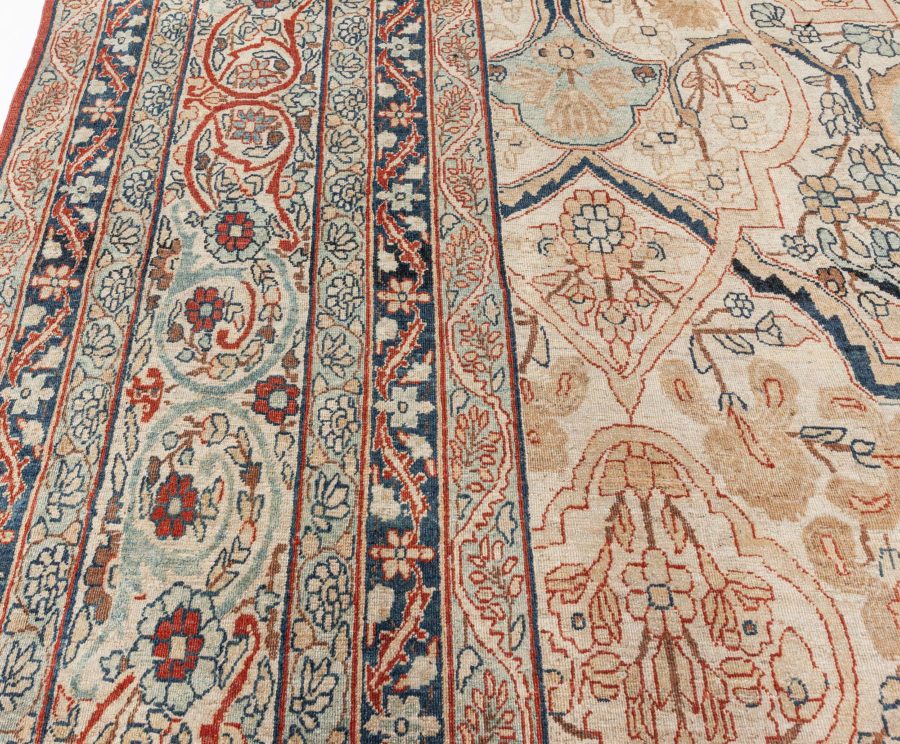 Authentic 19th Century Persian Kirman Carpet BB7319