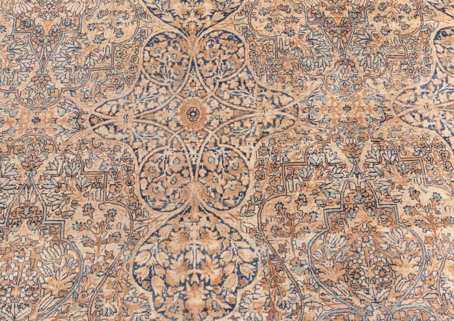 Large 19th Century Persian Kirman Handmade Wool Rug BB7320