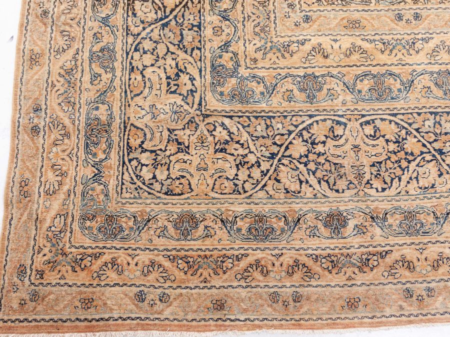 Large 19th Century Persian Kirman Handmade Wool Rug BB7320