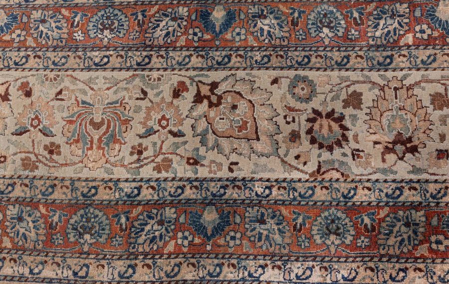 One-of-a-kind Oversized 19th Century Persian Meshad Rug BB7326