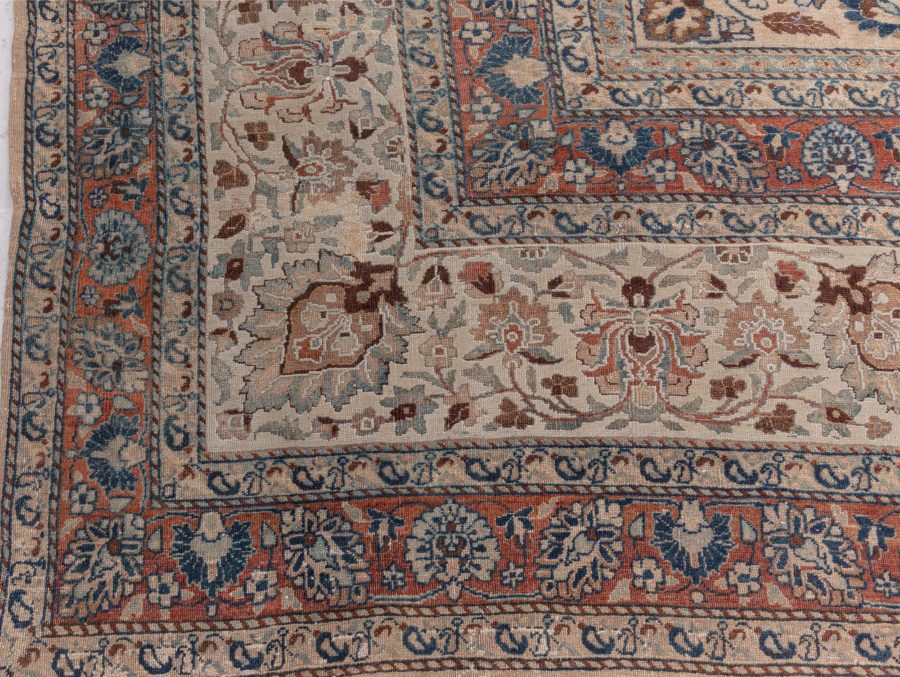 One-of-a-kind Oversized 19th Century Persian Meshad Rug BB7326