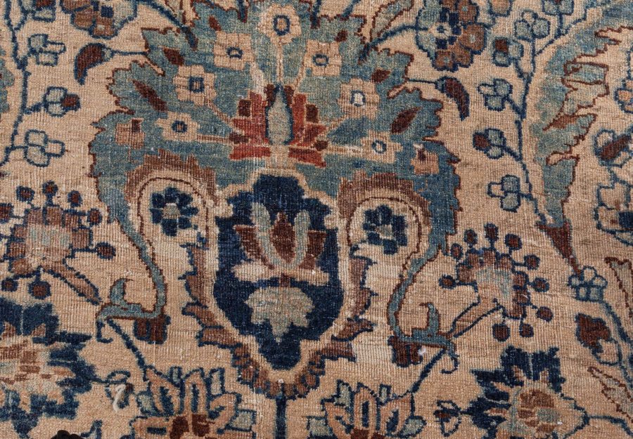 One-of-a-kind Oversized 19th Century Persian Meshad Rug BB7326