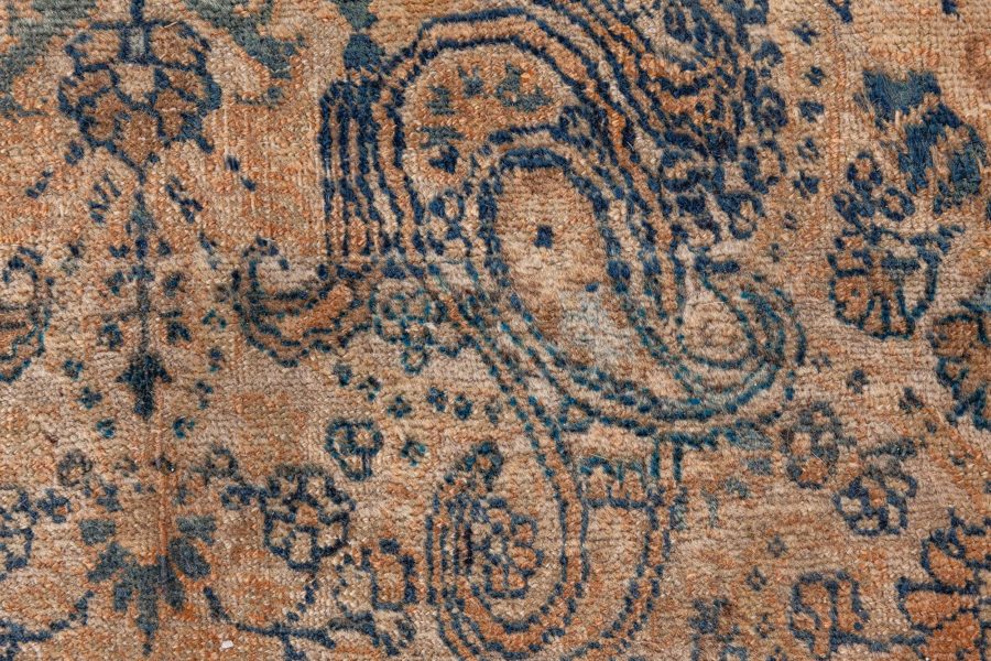 Authentic 19th Century Persian Tabriz Handmade Wool Carpet BB7328