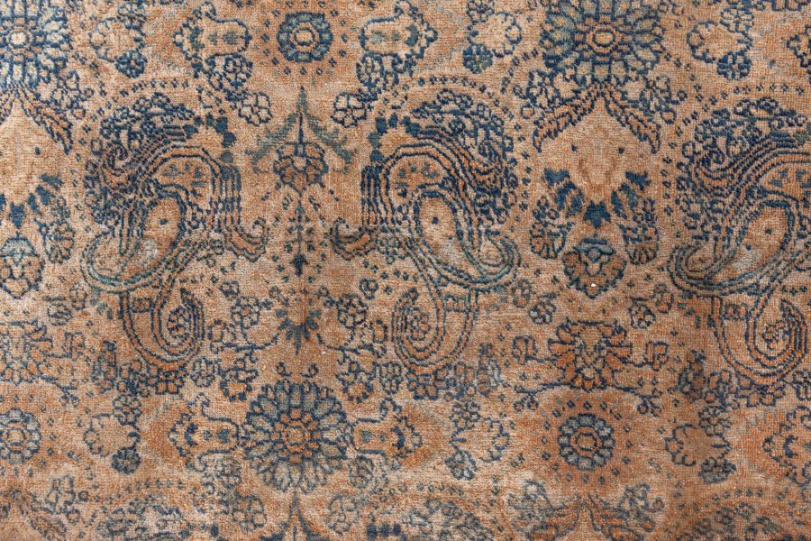 Authentic 19th Century Persian Tabriz Handmade Wool Carpet BB7328