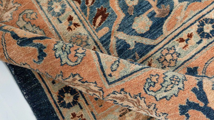 Authentic Persian Tabriz Handmade Wool Carpet BB7489