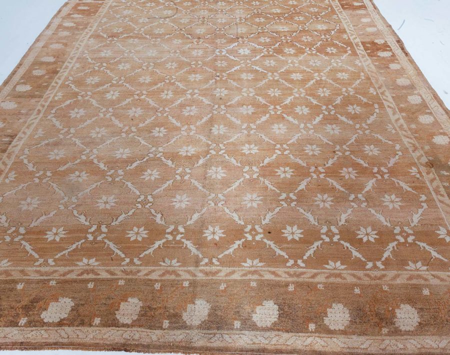 Authentic Turkish Oushak Handmade Wool Rug BB7492