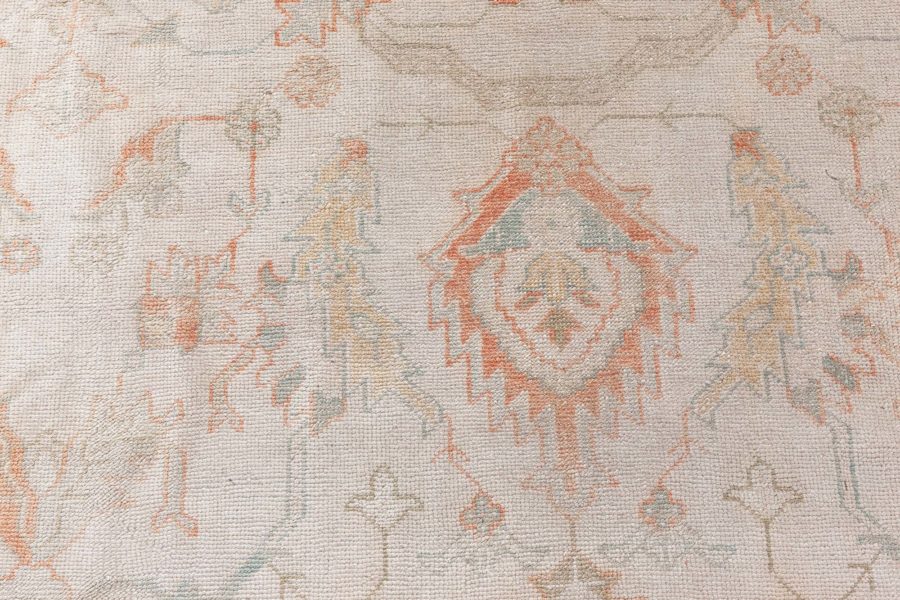 Authentic Turkish Oushak Handmade Wool Rug (Size Adjusted) BB7500