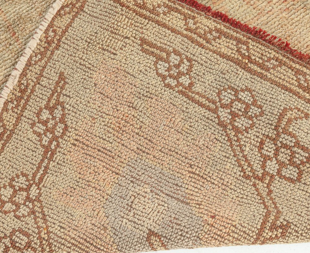 Handmade Antique Turkish Oushak Rug BB7505