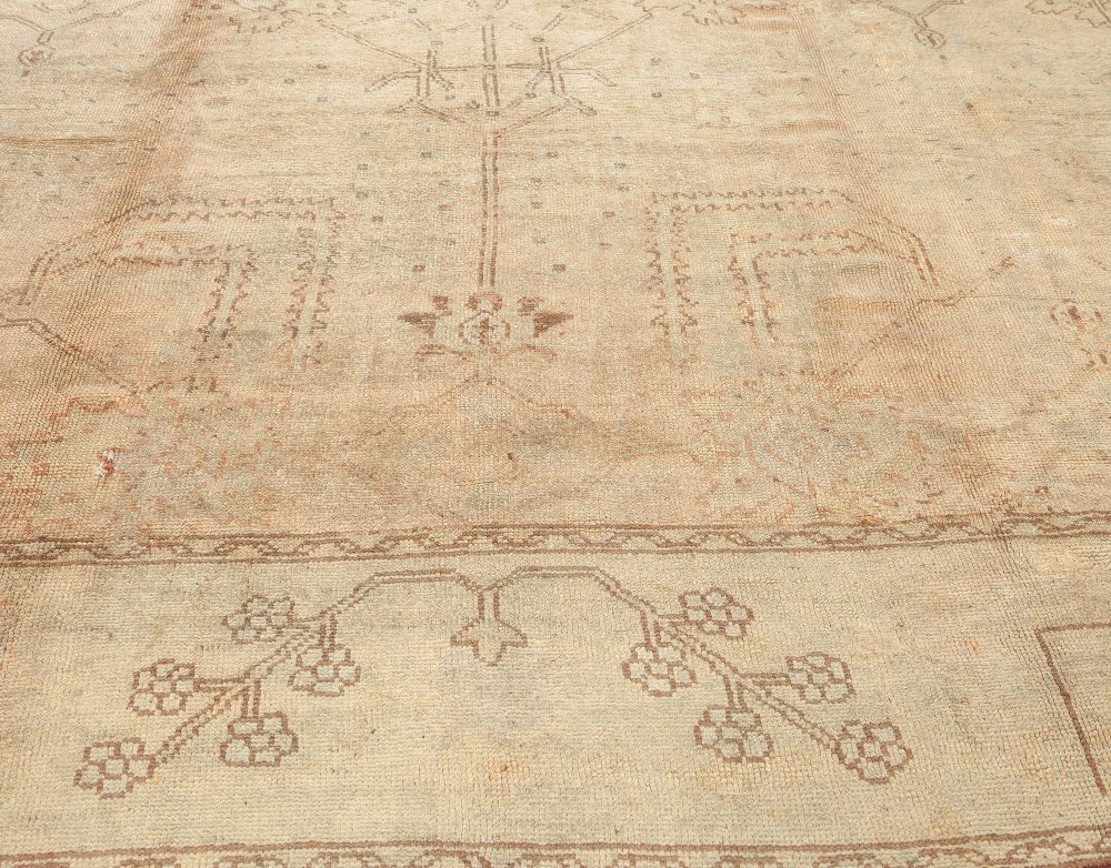 Handmade Antique Turkish Oushak Rug BB7505