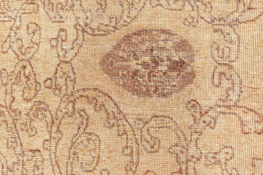 Authentic 19th Century Persian Tabriz Handmade Wool Rug BB7509