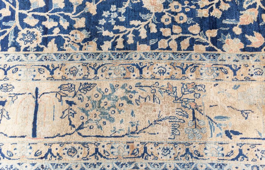 Authentic Persian Tabriz Handmade Wool Carpet BB7519