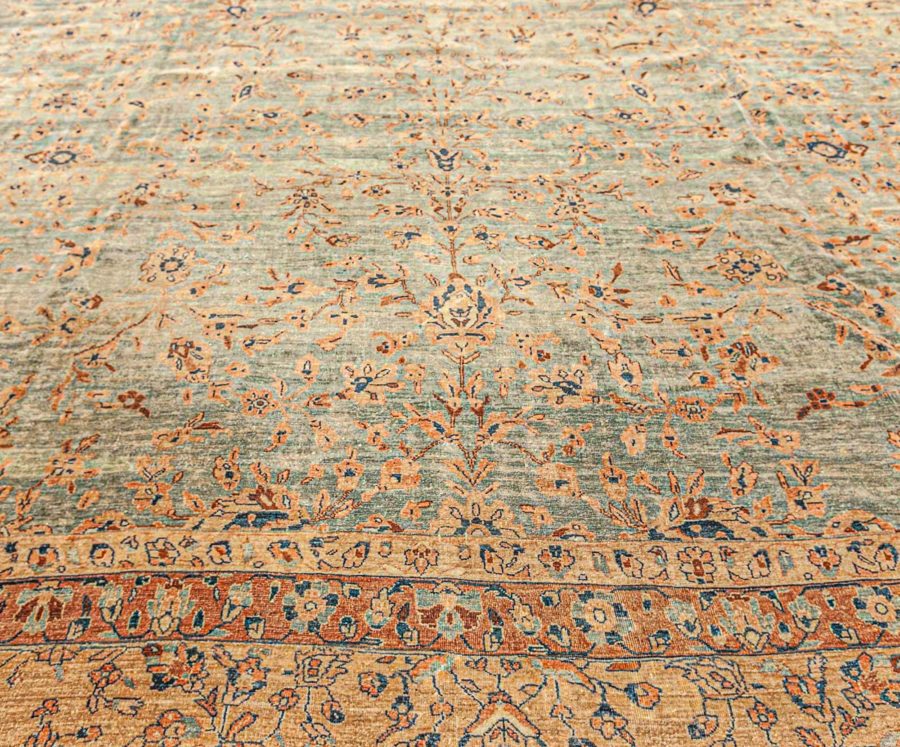 Authentic Oversized Antique Persian Sarouk Rug BB7721