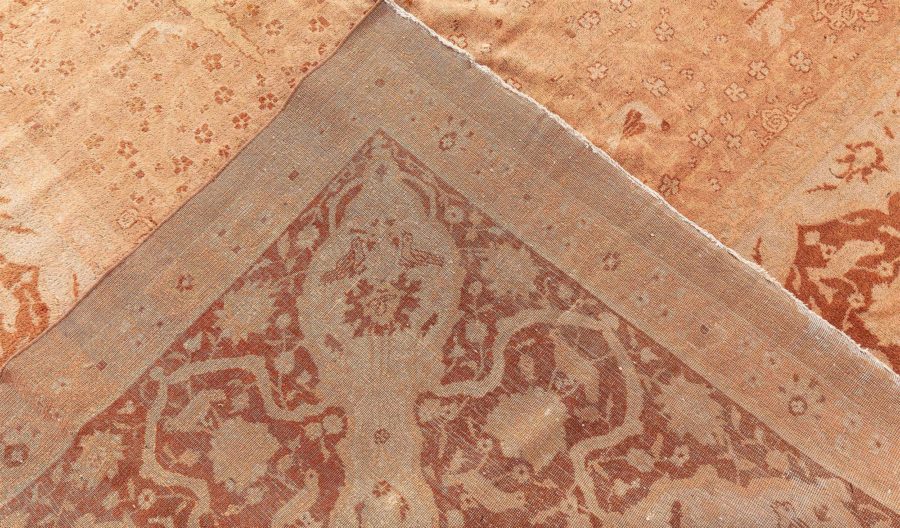 Authentic 19th Century Indian Amritsar Handmade Wool Rug BB7723