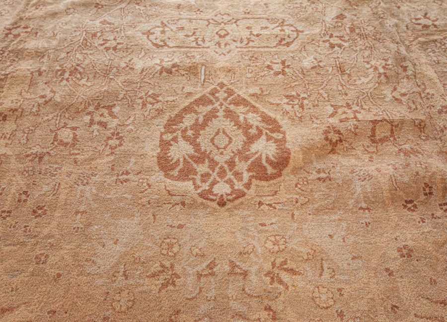 Authentic 19th Century Indian Amritsar Handmade Wool Rug BB7723