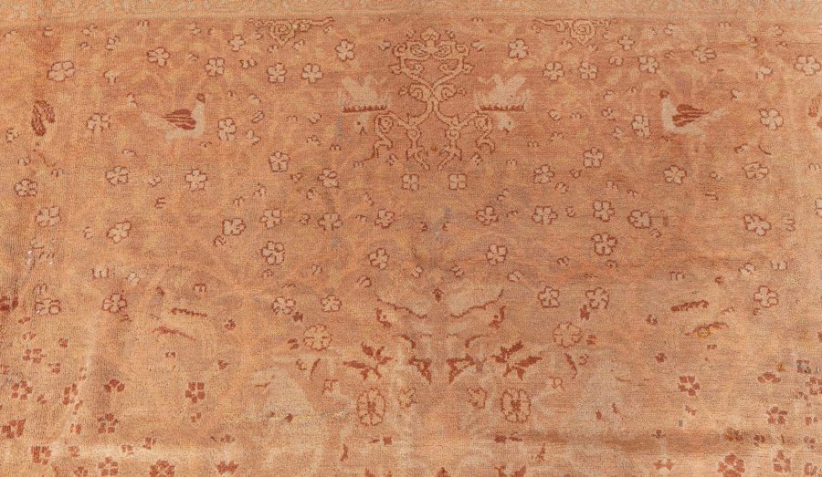 Authentic 19th Century Indian Amritsar Handmade Wool Rug BB7723