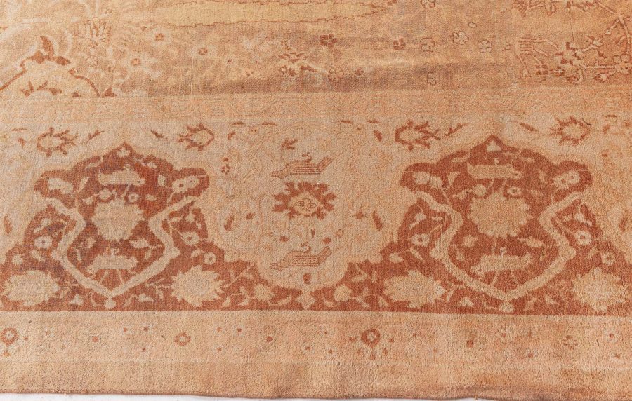 Authentic 19th Century Indian Amritsar Handmade Wool Rug BB7723