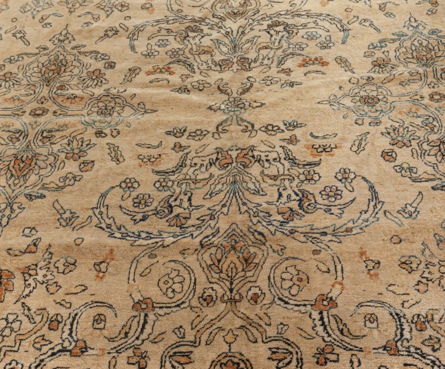 Authentic Persian Kirman Handwoven Wool Rug BB7735