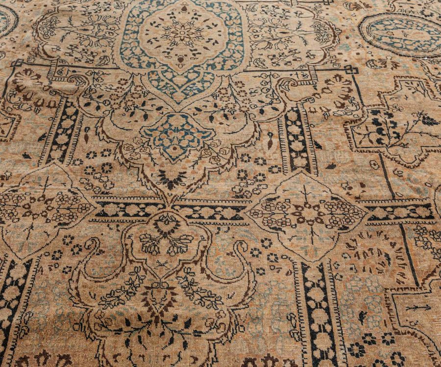 Fine Antique Persian Meshad Handmade Wool Rug BB7740