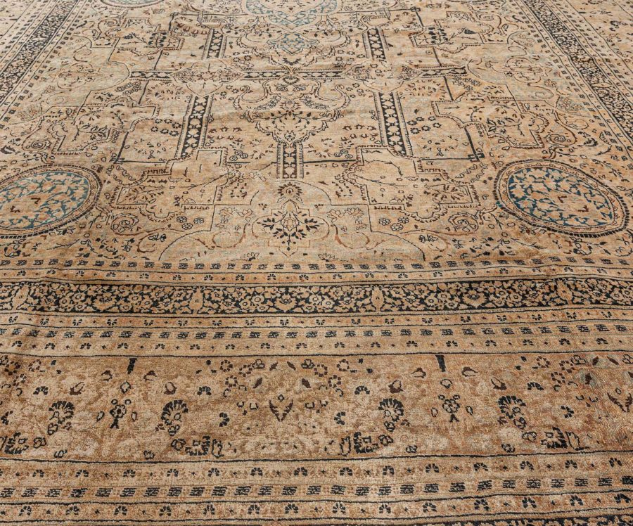 Fine Antique Persian Meshad Handmade Wool Rug BB7740