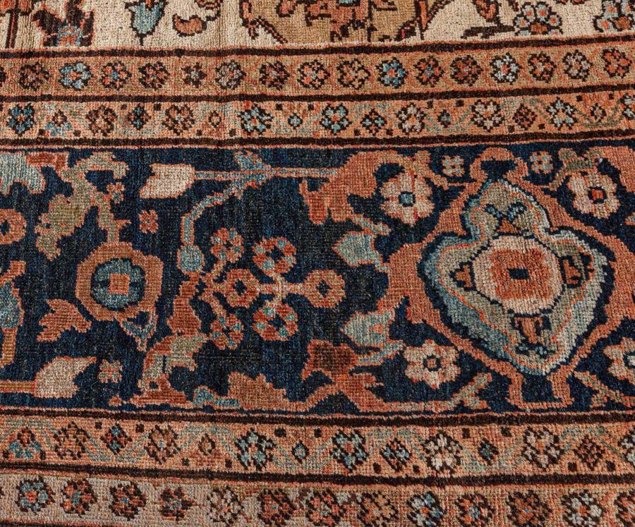 19th Century Persian Sultanabad Hand Knotted Wool Rug BB7745