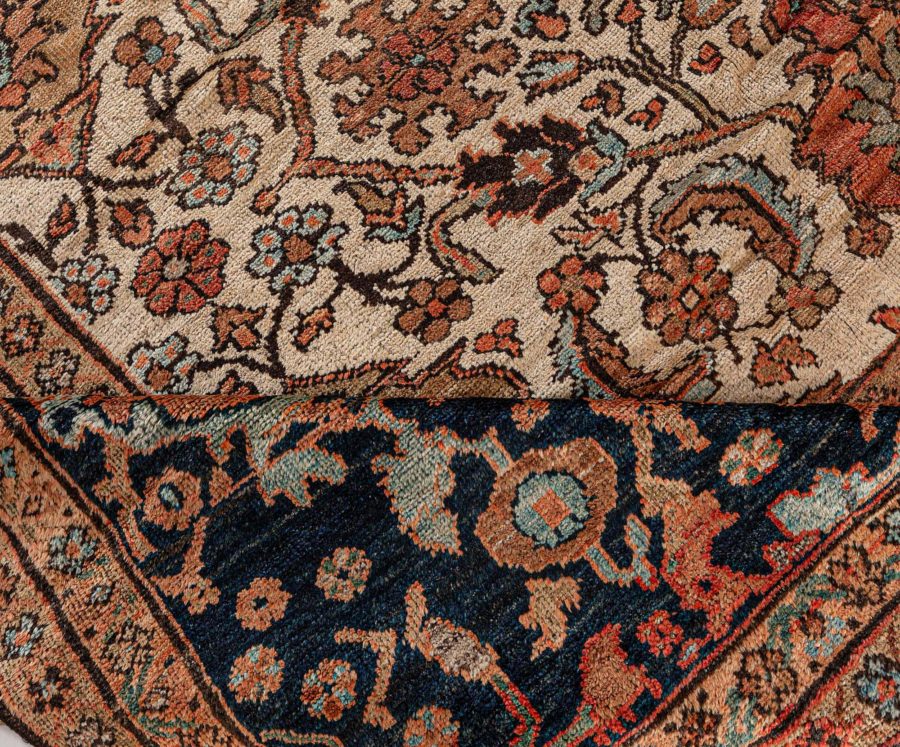 19th Century Persian Sultanabad Hand Knotted Wool Rug BB7745