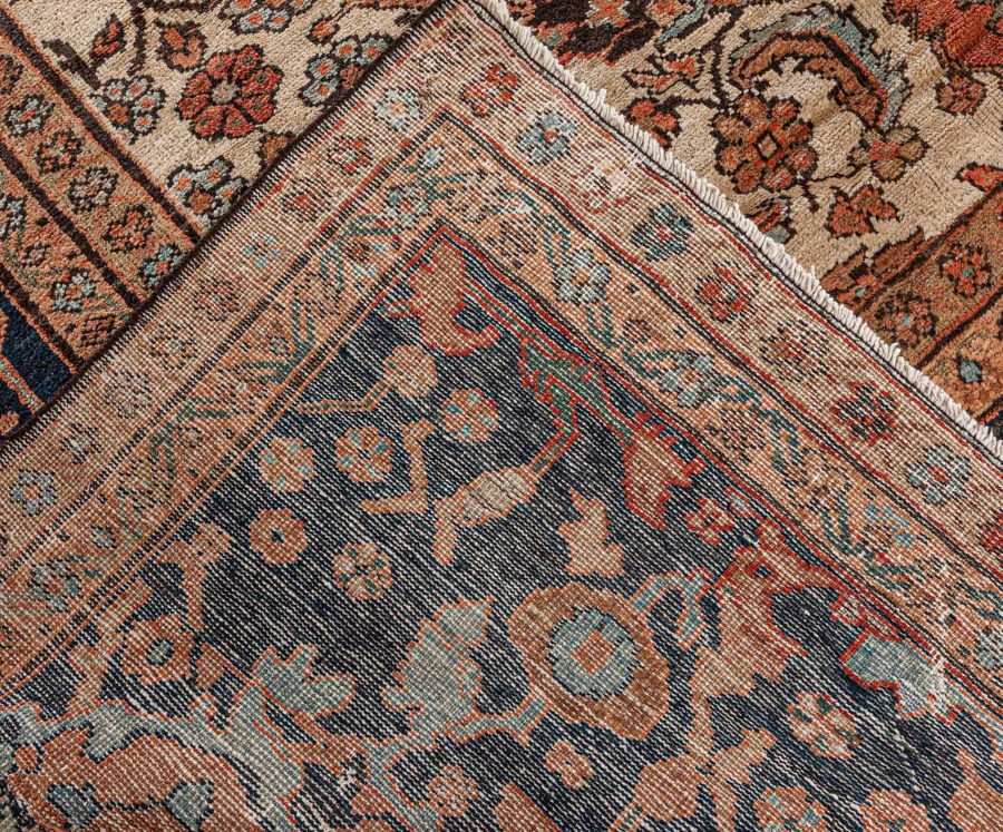 19th Century Persian Sultanabad Hand Knotted Wool Rug BB7745