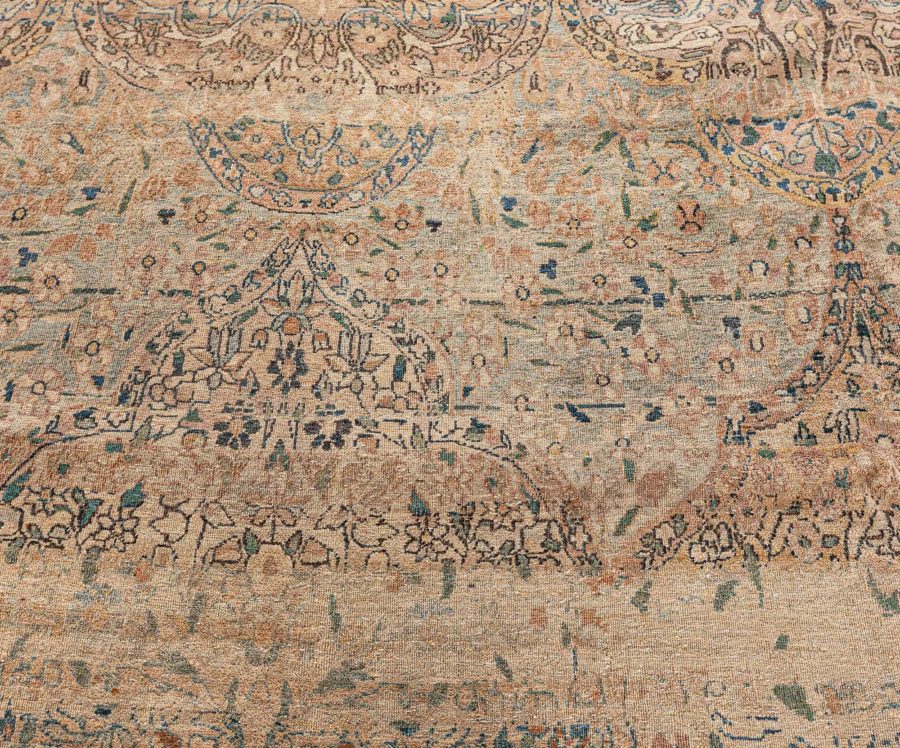 Fine Antique Persian Kirman Handmade Wool Rug BB7751