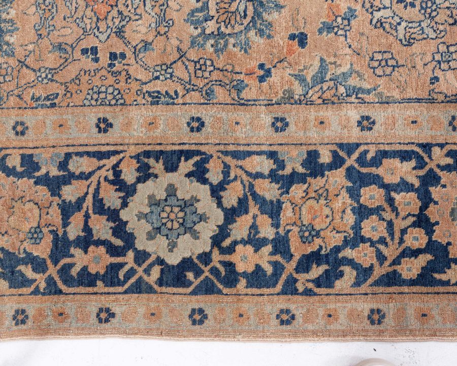 Antique Persian Tabriz Handwoven Wool Rug BB8431