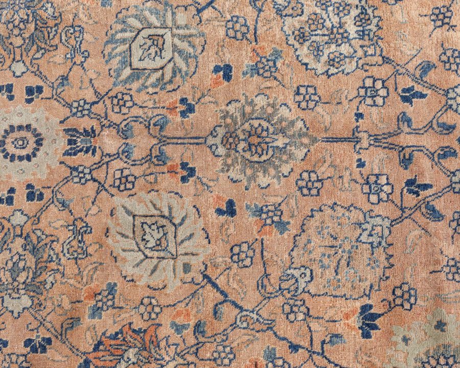 Antique Persian Tabriz Handwoven Wool Rug BB8431
