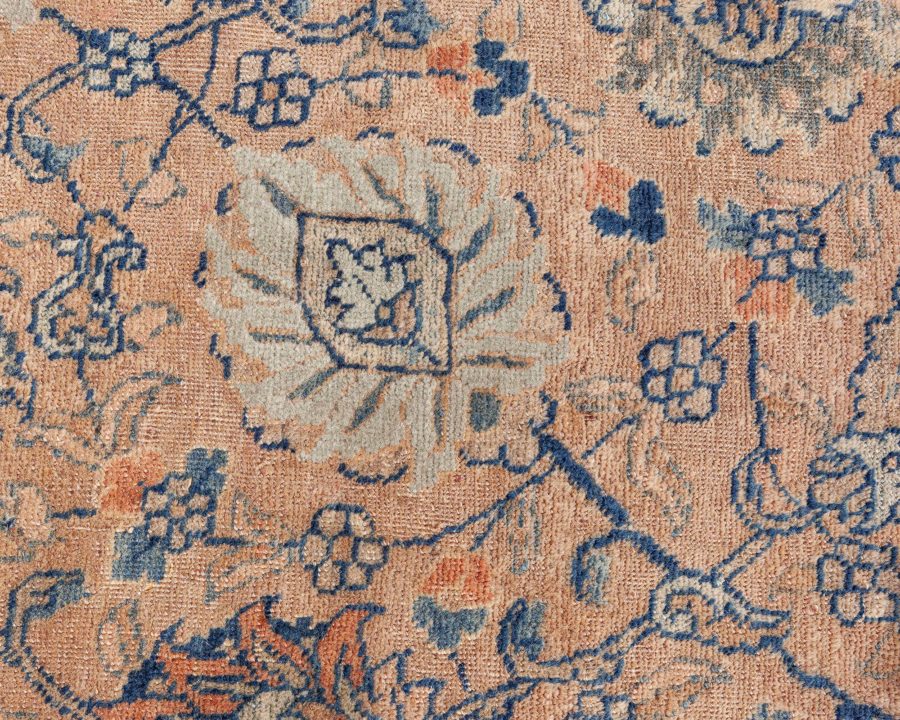 Antique Persian Tabriz Handwoven Wool Rug BB8431