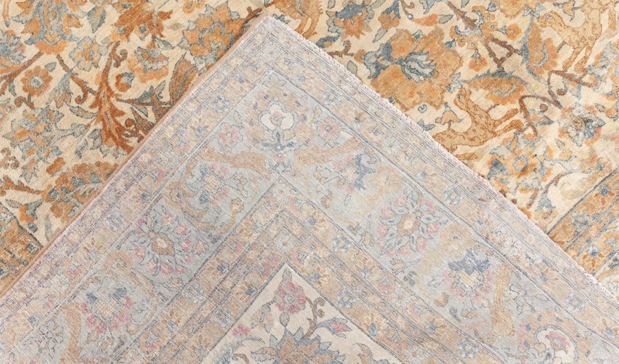 Authentic Persian Kirman Handmade Wool Rug BB8440