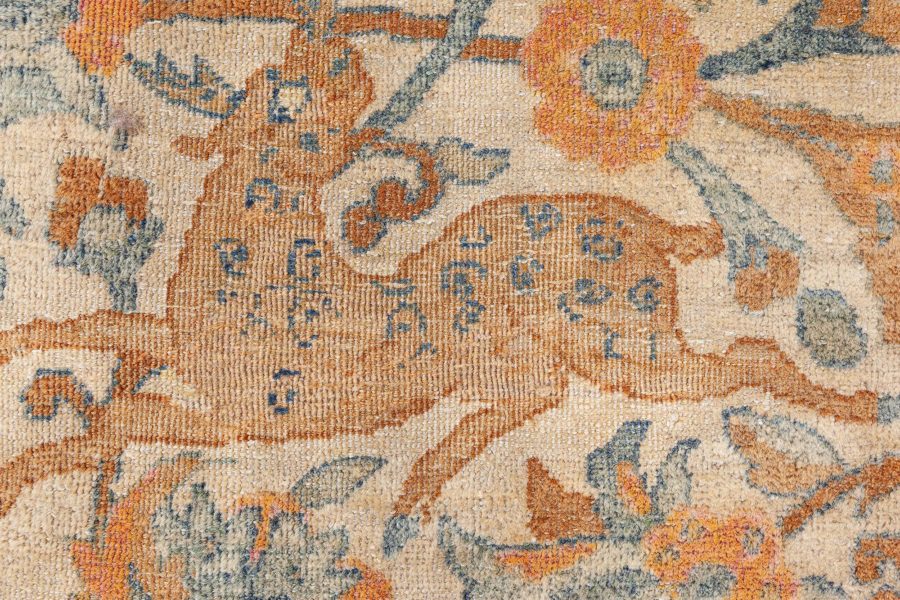 Authentic Persian Kirman Handmade Wool Rug BB8440