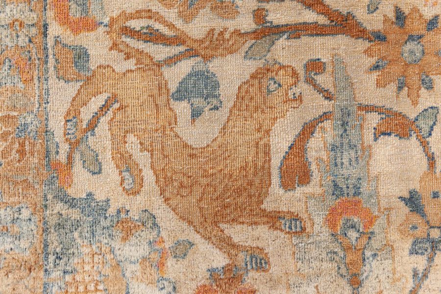 Authentic Persian Kirman Handmade Wool Rug BB8440