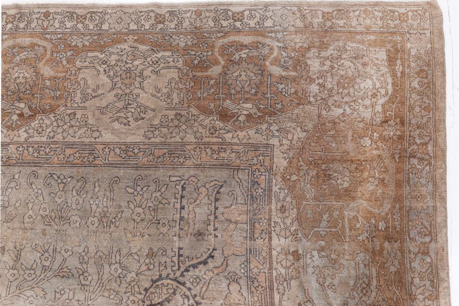 Fine Antique Indian Handmade Wool Rug BB8451