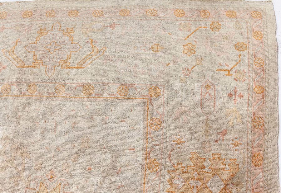 Antique Turkish Oushak Rug BB8452