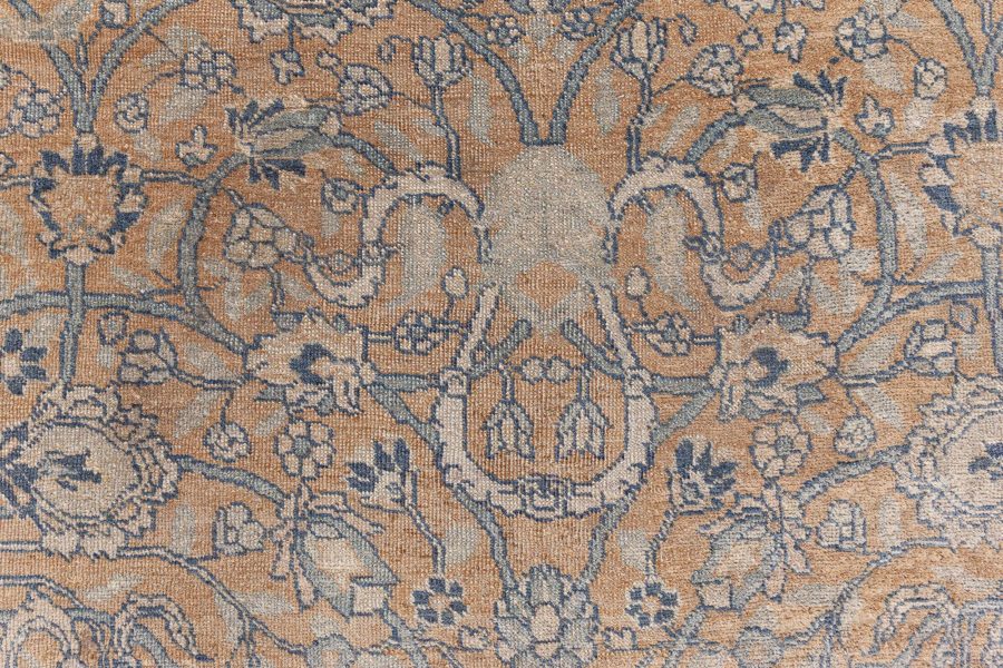 Fine Antique Persian Tabriz Handmade Wool Rug BB8457