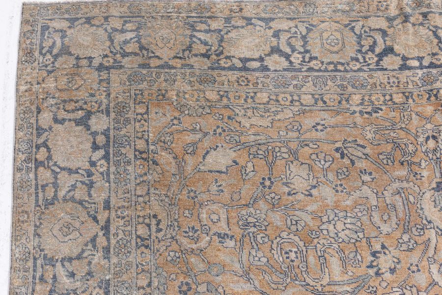 Fine Antique Persian Tabriz Handmade Wool Rug BB8457