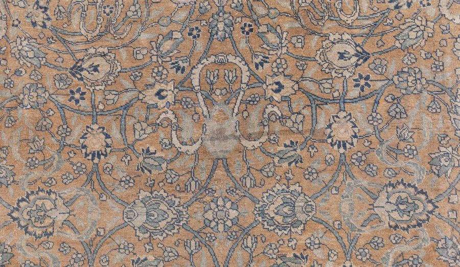 Fine Antique Persian Tabriz Handmade Wool Rug BB8457