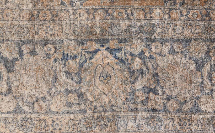 Fine Antique Persian Tabriz Handmade Wool Rug BB8457