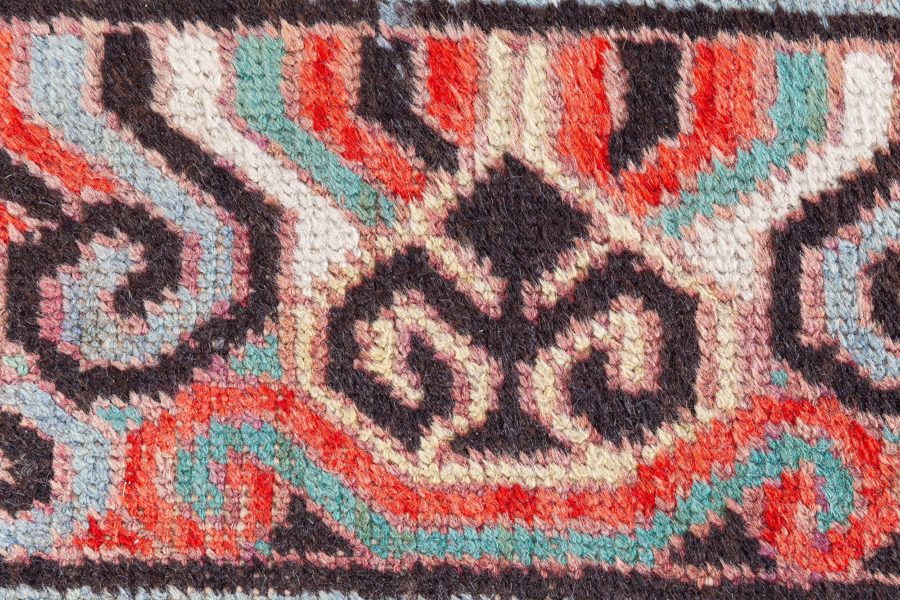 Fine Antique Samarkand (Khotan) Handmade Wool Rug BB8479