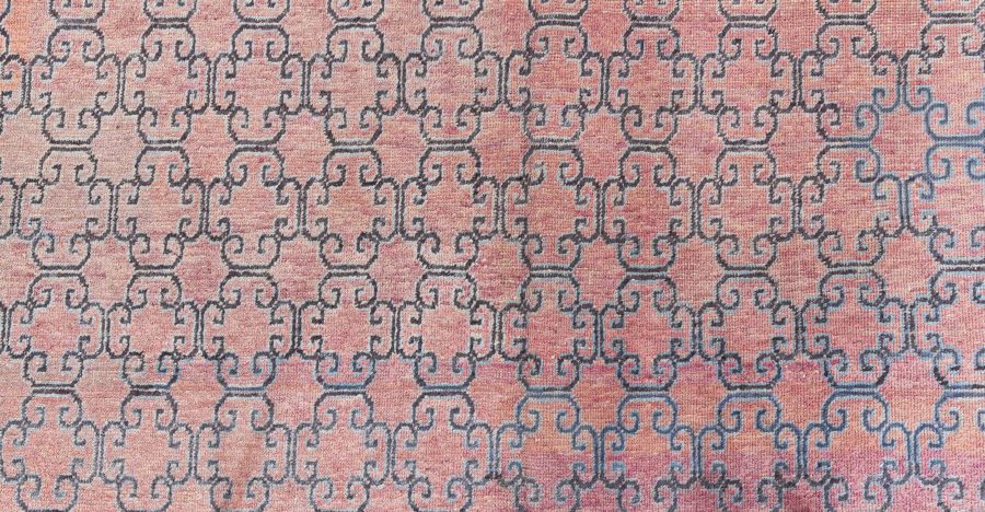 Fine Antique Samarkand (Khotan) Handmade Wool Rug BB8479