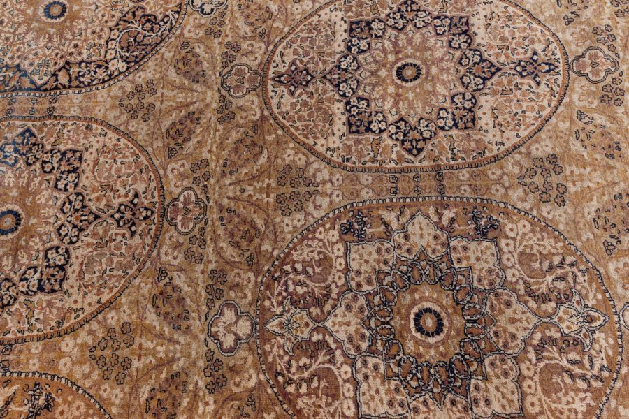Oversized Authentic 19th Century Persian Kirman Handmade Wool Carpet BB8506