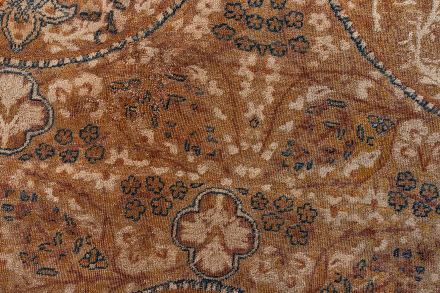 Oversized Authentic 19th Century Persian Kirman Handmade Wool Carpet BB8506